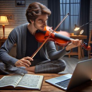 gra na instrumencie muzycznym